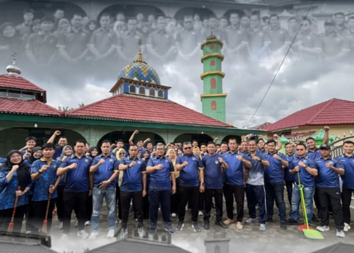Lapas Lubuklinggau Bersihkan Masjid Al Munawaroh, Sambut Ramadhan dengan Semangat Kebersamaan