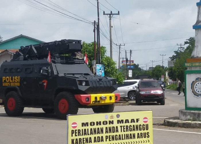 Persiapan Kampanye Prabowo Subianto Dalam Pengamanan Ketat di Musi Rawas