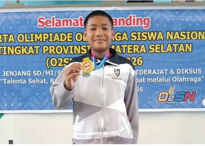 Banggakan Lubuklinggau! M. Zulfan Algifari Raih Medali Emas O2SN Sumsel 2026