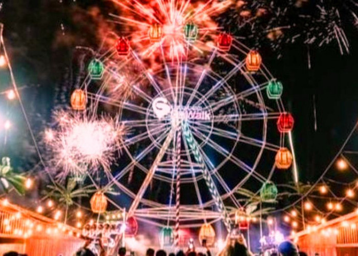 Naik Ferris Wheel Terbesar di Sumsel, Cocok untuk Rayakan Malam Tahun Baru