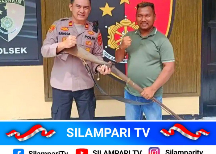 Operasi Senpi Musi 2026, Kades Suka Mulia Antar Senjata Api Ilegal Milik Warga ke Polsek