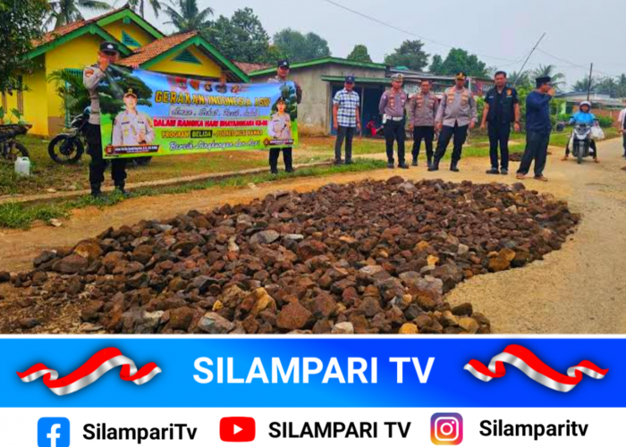 Polres Musi Rawas Tunjukkan Kepedulian, Tambal Jalan Rusak Sepanjang 1 Km Secara Swadaya di Megang Sakti