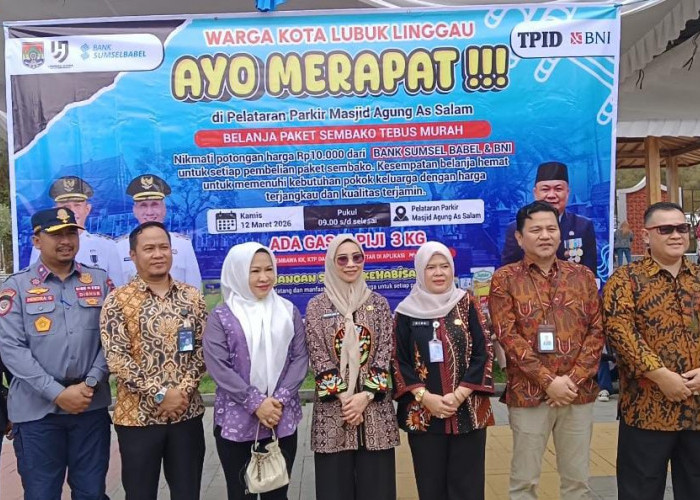 Pemkot Lubuk Linggau Gelar Operasi Pasar Gas LPG Rp18.500 dan Paket Sembako Murah Untuk Masyarakat