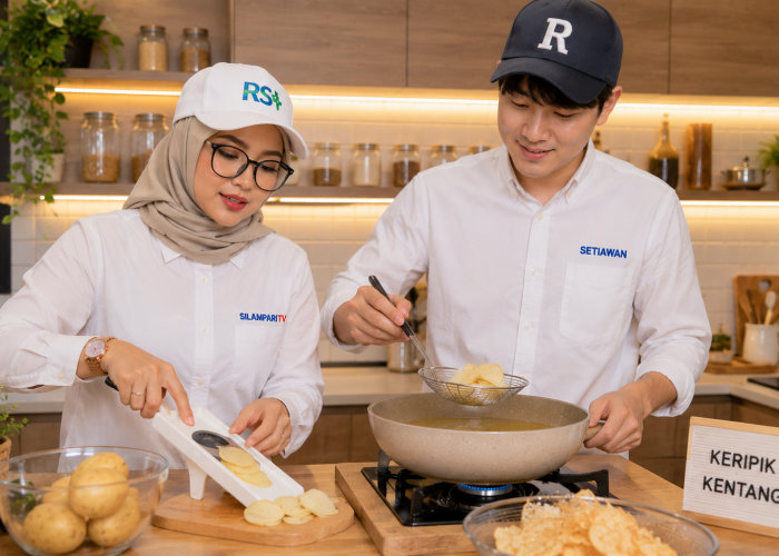 Anti Gagal! Resep Keripik Kentang Krispi Tanpa Slicer, Hasilnya Gurih dan Tidak Mudah Melempem