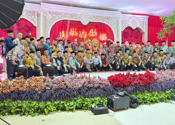 Ribuan Tamu Undangan Banjiri Ngunduh Mantu Habiel dan Hana Putra Pertama Ir H Eddy Syahputra