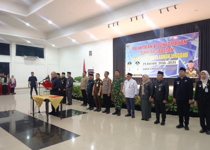 Wali Kota Lantik Ketua RT Se-Kota Lubuklinggau, Ajak Bersinergi Layani Masyarakat