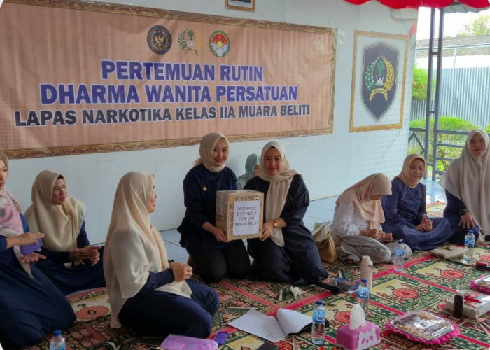 Tingkatkan Keimanan dan Kebersamaan Menjelang Ramadhan DWP Lapas Narkotika Muara Beliti Gelar Pengajian 