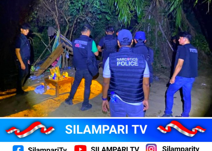 Dua Lokasi Diduga Jadi Sarang Narkoba di Muratara Digerebek, 4 Pondok Dirobohkan