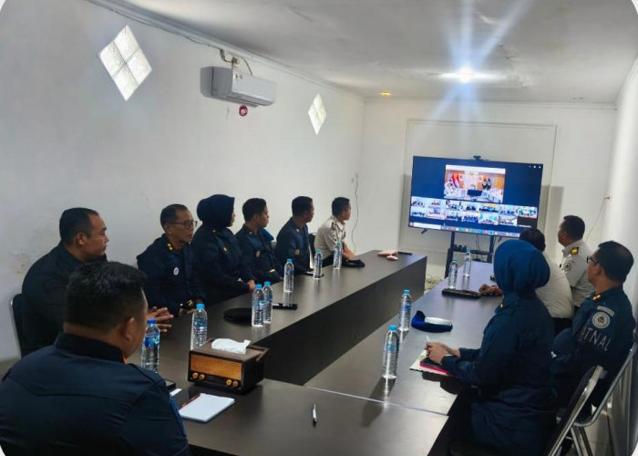 Lapas Narkotika Muara Beliti Ikuti Pengarahan Dirjenpas tentang Penguatan Fungsi Pengamanan dan Pengawasan di 