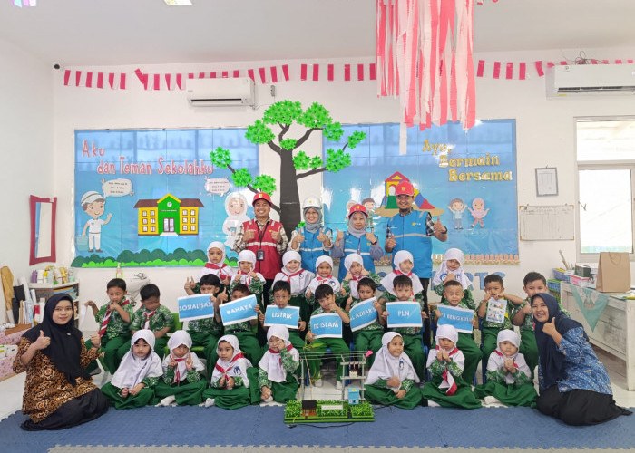 PLN Tanamkan Kesadaran Keselamatan Listrik Sejak Dini Bagi Pelanggan Cilik TK Islam Al Azhar Bengkulu