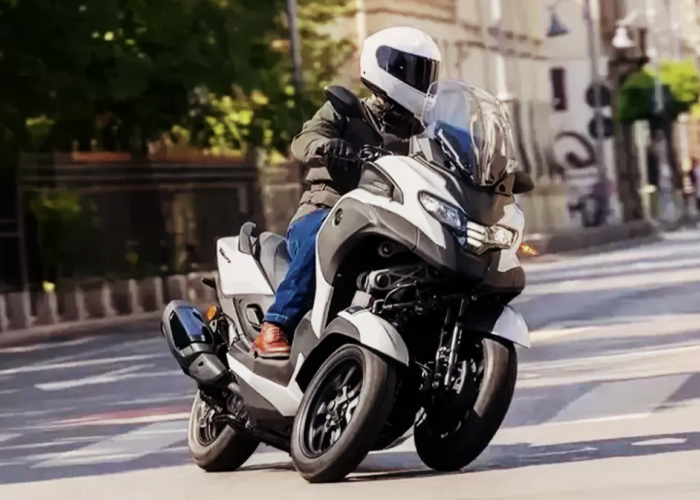 Yamaha Motor Company Rilis Skutik Tiga Roda Terbaru, Yamaha Tricity 300 Makin Canggih dengan Airbag