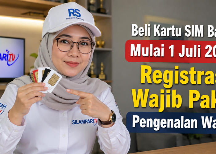 Beli Kartu SIM Baru? Mulai 1 Juli 2026 Registrasi Wajib Pakai Pengenalan Wajah