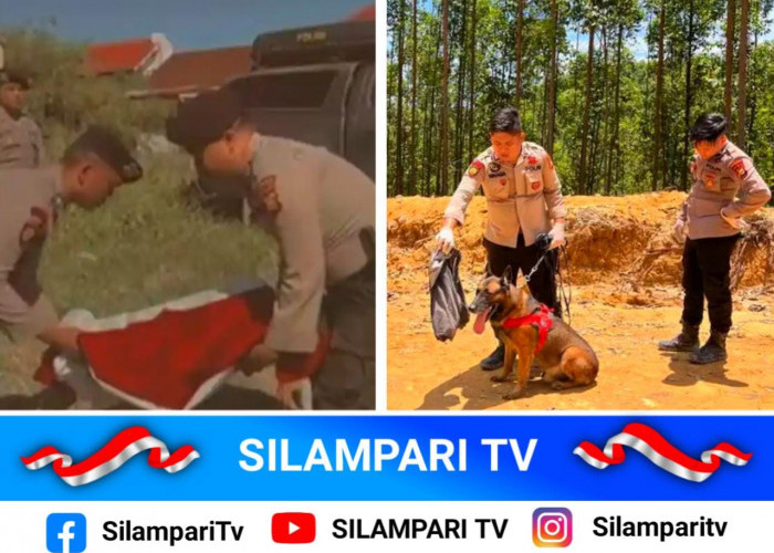 Reno, Anjing K-9 Polda Riau Gugur Dalam Misi Kemanusiaan di Sumbar