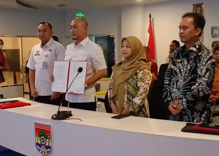 Walikota Lubuklinggau H. Rachmat Hidayat Lakukan Penandatanganan Perjanjian Kerjasama Optimalisasi Pemungutan 