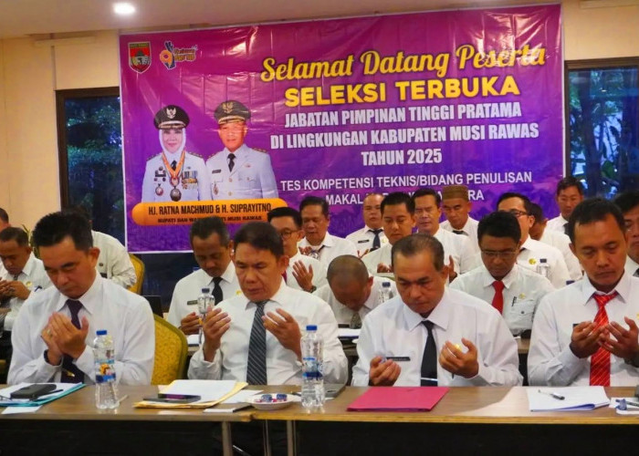 Perebutan 8 Jabatan Strategis Pemkab Musi Rawas Dimulai, 36 Pejabat Ikuti Seleksi Terbuka JPT Pratama