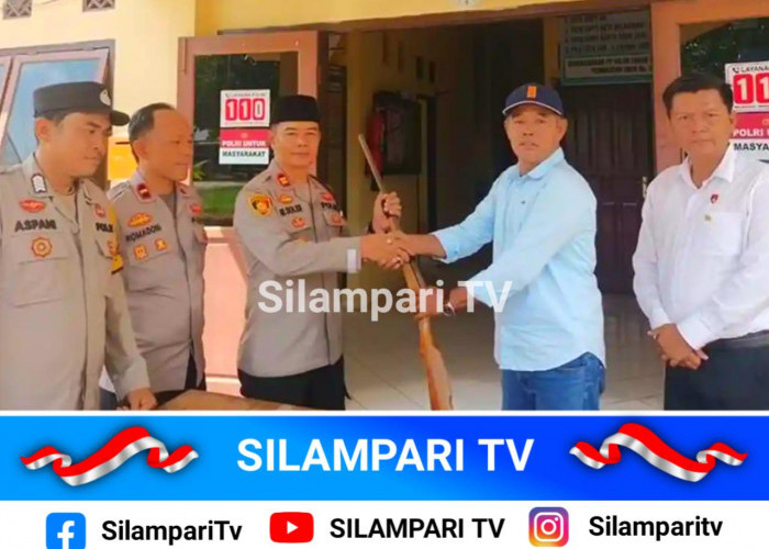 Kesadaran Hukum Meningkat, Senjata Api Rakitan Diserahkan Sukarela ke Polsek Jayaloka