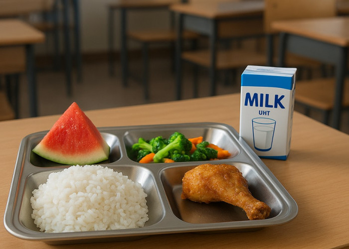 Susu UHT Terbatas, Program Makan Bergizi Gratis di Sumsel Tetap Jalan dengan Alternatif Protein Lokal