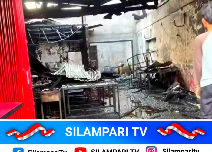 Pemilik Syok, Ruko Mie Ayam di Lubuklinggau Baru 4 Bulan Berdiri Hangus Terbakar