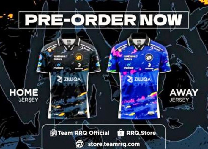 Sudah Rilis, Pertama Kalinya Jersey Baru RRQ Warna Ungu Menyala