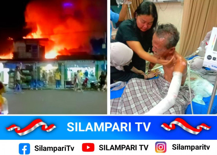 Rumah Warga di Samping Masjid Raya Lubuklinggau Terbakar, Kakek Yanto Menjadi Korban