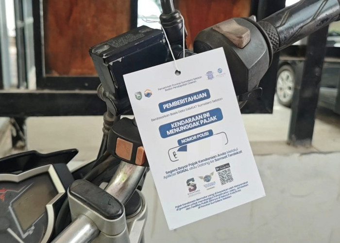 Bapenda Sumsel Gencar Ingatkan Wajib Pajak, Ribuan Kendaraan Ditemukan Menunggak