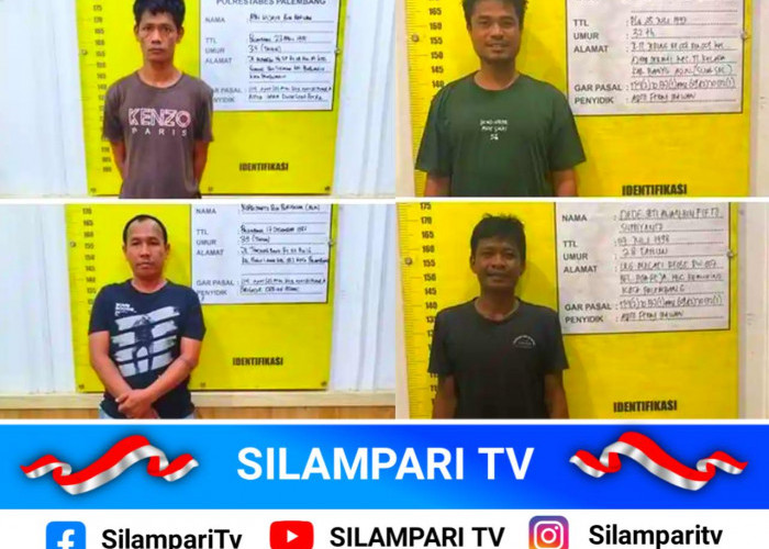 Polisi Bongkar Jaringan Sabu di Palembang, Empat Orang Ditangkap