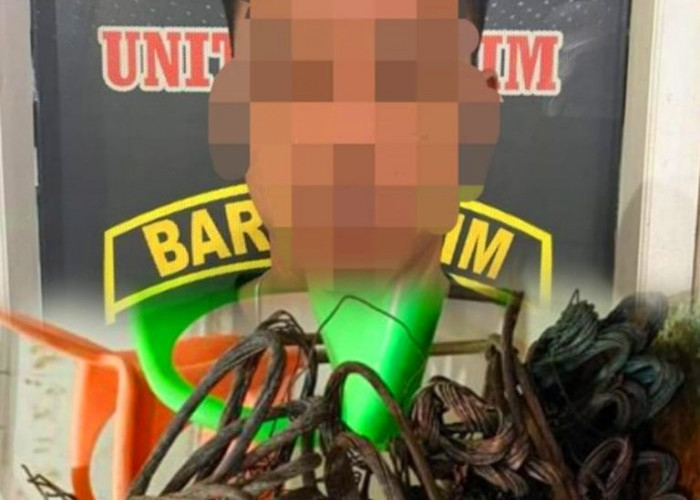 Polsek Lawang Kidul Polres Muara Enim Ungkap Pencurian Kabel Grounding