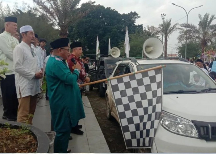 Pj Wako Lubuklinggau H Trisko Defriyansa Lepas Kegiatan Pawai Ramadan 1445 H 