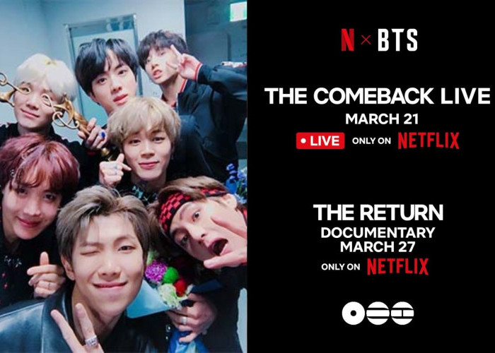 Netflix Tampilkan Konser Comeback BTS Secara Live dan Dokumenter Eksklusif