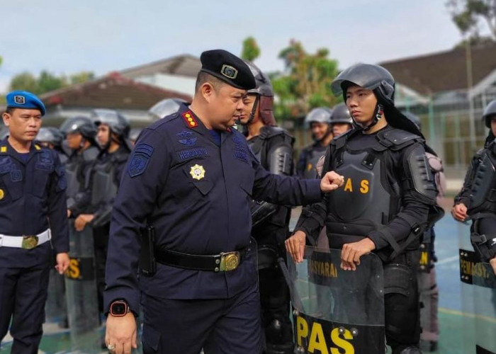 Jelang Idul Fitri, Lapas Narkotika Muara Beliti Gelar Apel Siaga Perkuat Pengamanan