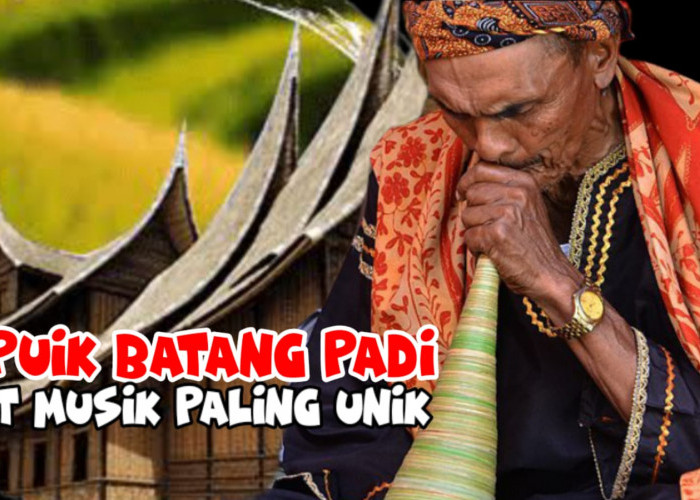 Pupuik Batang Padi Kesenian Tradisional di Minangkabau yang Bentuknya Sangat Unik, Cara Mainnya Susah Gampang