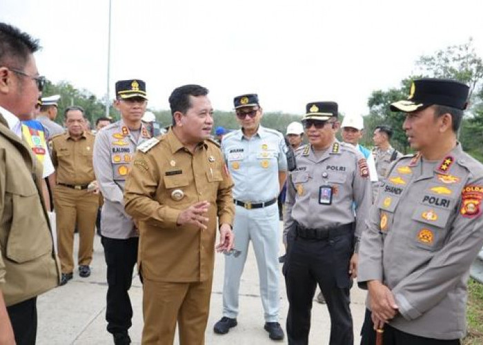 Kapolda Sumsel Tinjau Tol Kapal Betung, Pastikan Jalur Mudik Aman dan Lancar