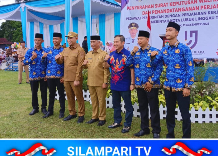 1.761 Tenaga Honorer Pemkot Lubuk Linggau Resmi Terima SK PPPK Paruh Waktu Tahun 2025