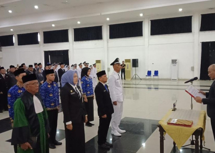 143 ASN Resmi Dilantik, Wali Kota Lubuk Linggau Tekankan Jabatan Adalah Amanah dan Tanggung Jawab