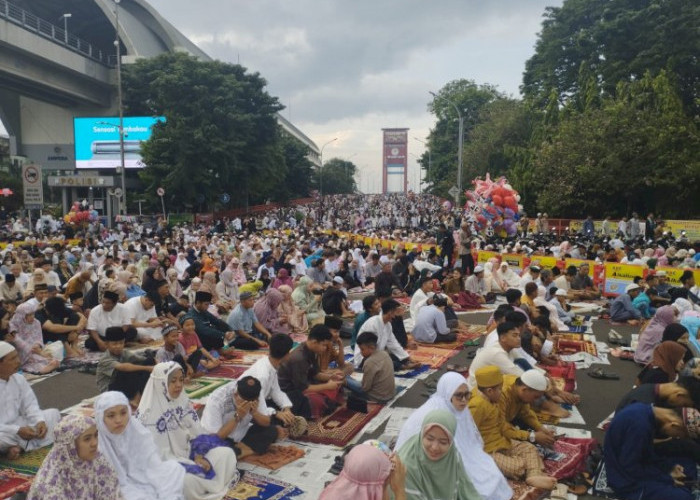 Polda Sumsel Kerahkan Ribuan Personel, Amankan Salat Id di 9.532 Masjid