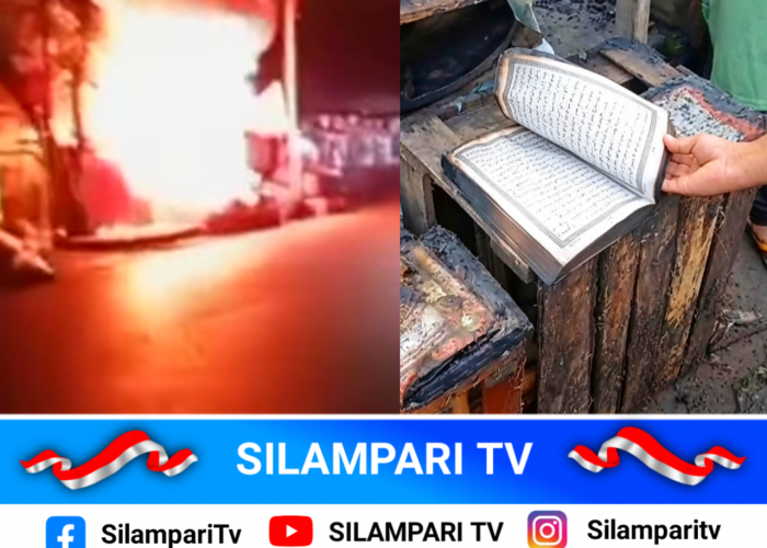 Ajaib! Warung Manisan di Pasar Satelit Lubuklinggau Ludes Terbakar, Beberapa Al-Qur'an Ditemukan Masih Utuh