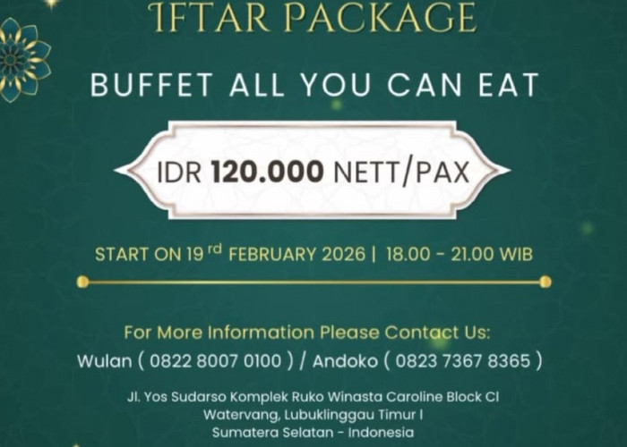Nikmati Menu Ramadhan Iftar Buffet – All You Can Eat di Dewinda Hotel Lubuklinggau 