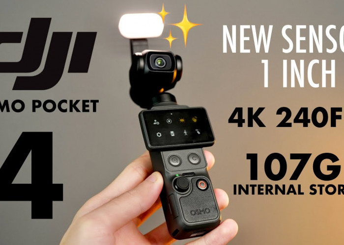 Kamera Saku Andalan Kreator: DJI Osmo Pocket 4 Hadir di Indonesia dengan Fitur Lebih Canggih
