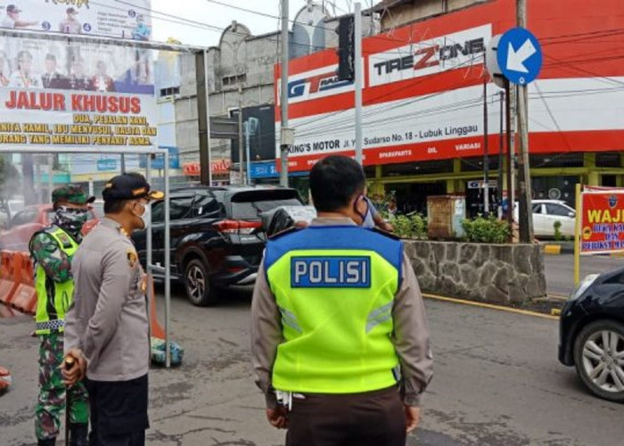 Polisi Lubuklinggau Memulai Operasi Ketat Menjelang Mudik Lebaran, Banyak Motor Ditahan di Posko Patroli