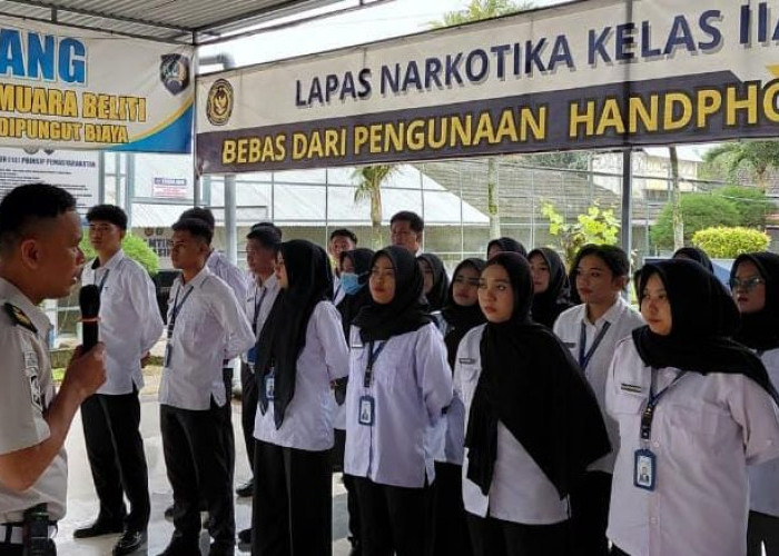 Penguatan Tugas dan Etika Kerja, Kepala KPLP Beri Pembekalan pada Peserta Magang Lapas Narkotika Muara Beliti