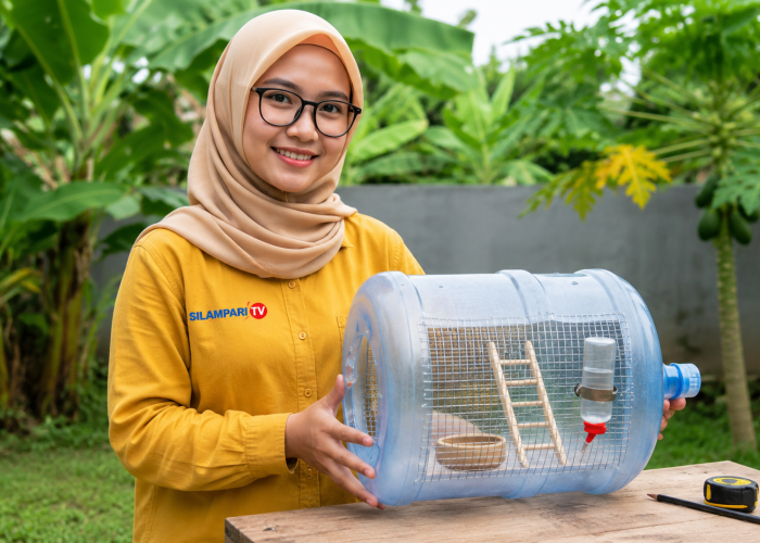Cara Membuat Kandang Mini dari Galon Bekas, Solusi Murah, Kreatif, dan Ramah Lingkungan