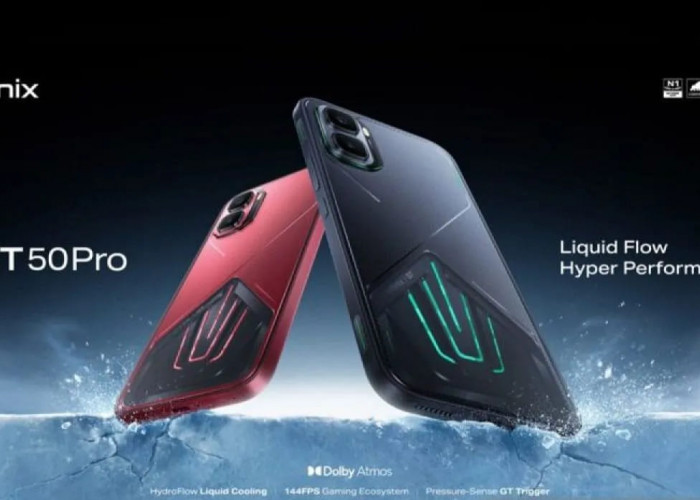 Infinix GT 50 Pro Meluncur di Indonesia: HP Gaming dengan Trigger L1-R1 dan Baterai Jumbo 6.500 mAh