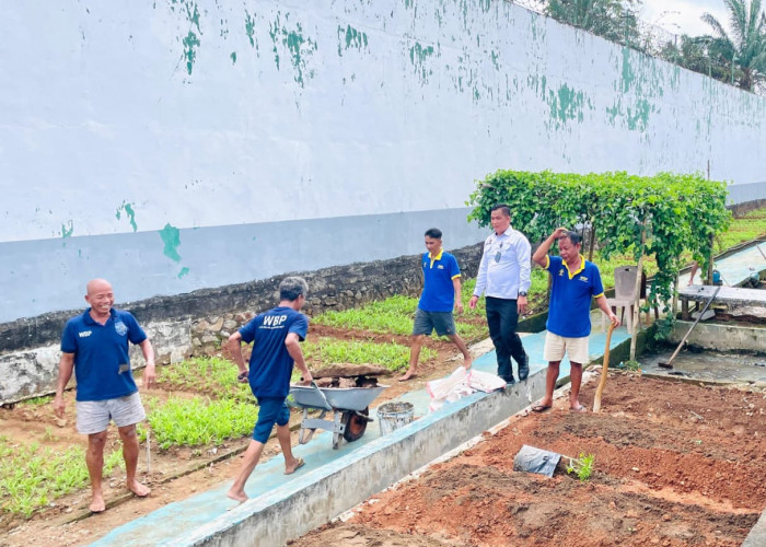 Sinergi Pembinaan dan Ketahanan Pangan, Lapas Narkotika Muara Beliti Buka Area Pertanian Baru