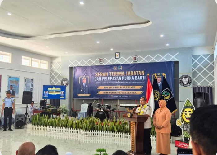 Pererat Sinergi Antar UPT, Lapas Narkotika Muara Beliti Hadiri Pisah Sambut Kalapas Kelas IIA Lubuk Linggau