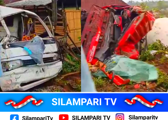 Tabrakan Truk LPG dan Pick-Up di Suban Ayam Rejang Lebong, Lima Orang Alami Luka-Luka
