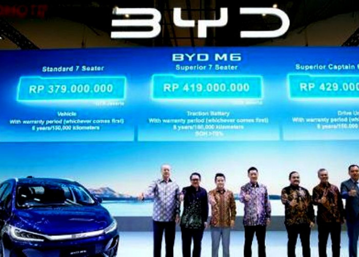 BYD M6 Laris: Targetkan 50 Showroom 3S Hingga Akhir Tahun 2024