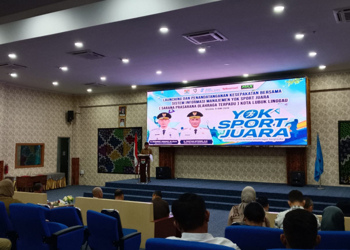 Pemkot Lubuklinggau Luncurkan Aplikasi “Yok Sport Juara”, Permudah Akses Informasi dan Pengelolaan Sarana Olah