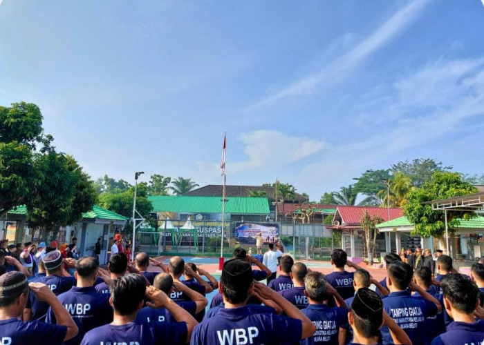 Semangat HARGANAS 2026, Lapas Narkotika Muara Beliti Gelar Upacara Bertema 