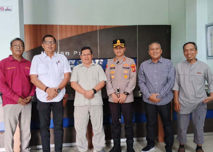 Jalin Komunikasi Dengan Media, Kapolres Lubuklinggau Kunjungi Graha Pena Linggau Pos