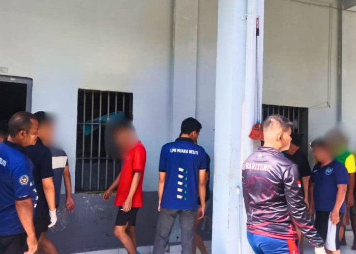 Ciptakan Lapas yang Aman dan Kondusif, Lapas Narkotika Muara Beliti Laksanakan Razia Rutin